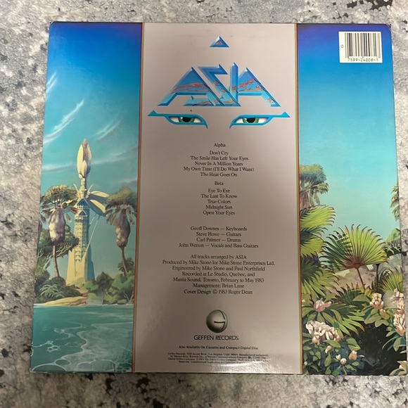 Asia "Alpha" LP 1983 Downes/Howe/Palmer/Wetton, recorded in Canada. - Picture 2 of 5